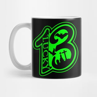 Lucky Halloween 13 Mug